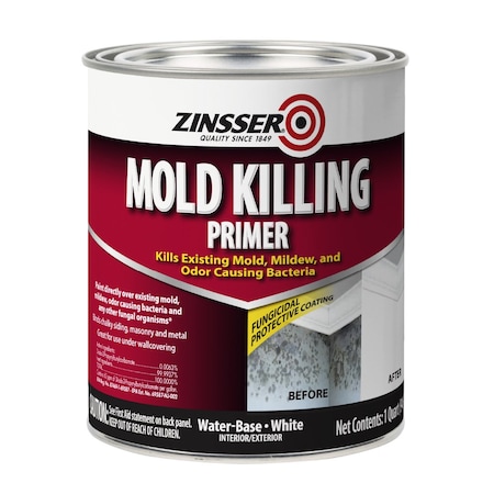 Zinsser Mold Killing Primer, White, 1 Quart 276087